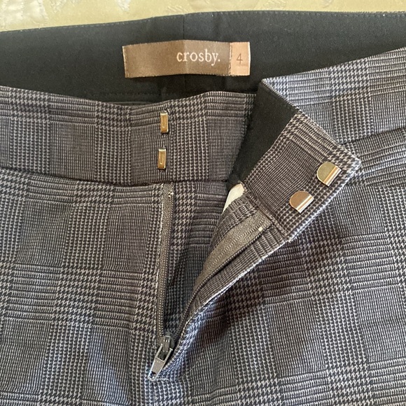 NWOT Crosby. subtle color plaid trousers. - Picture 2 of 10